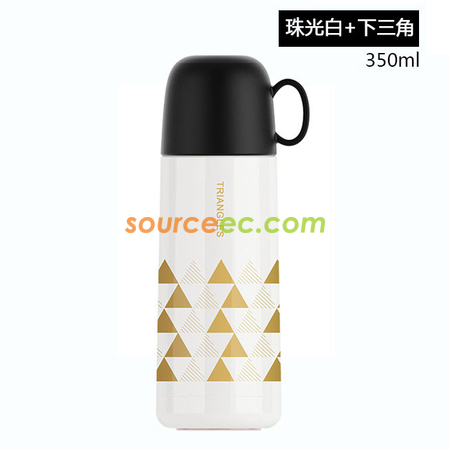 礼品订购350ML 三角保温杯广告