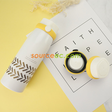 礼品订购320ML 创意手提保温杯广告