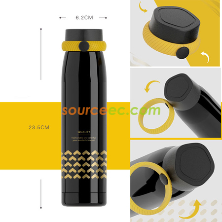 礼品订购320ML 创意手提保温杯广告