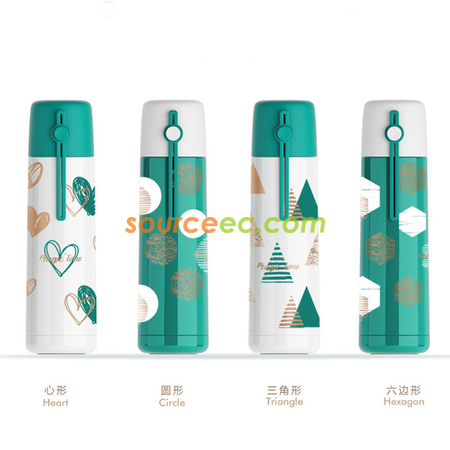 350ML 提绳不锈钢真空水杯