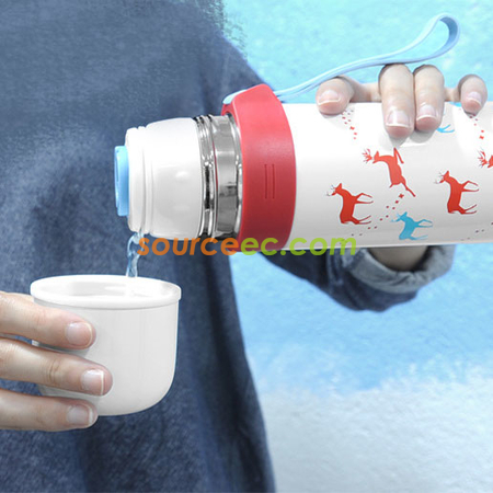 礼品订购350ML 小鹿系列保温杯广告