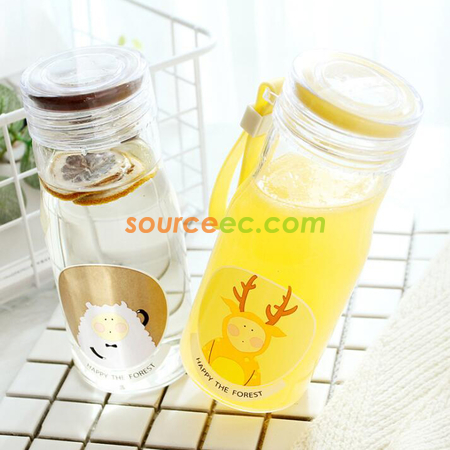 礼品订购350ML 玻璃水杯广告