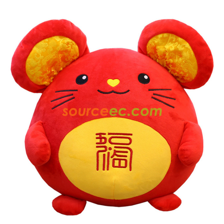 礼品订购老鼠毛绒玩具广告