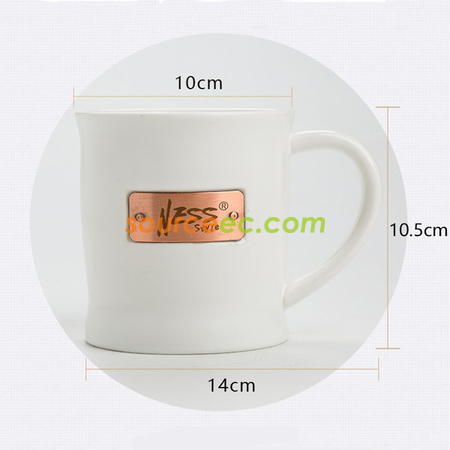礼品订购460ML陶瓷杯广告