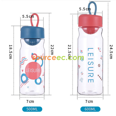 礼品订购600ML Tritan便携运动水壶广告