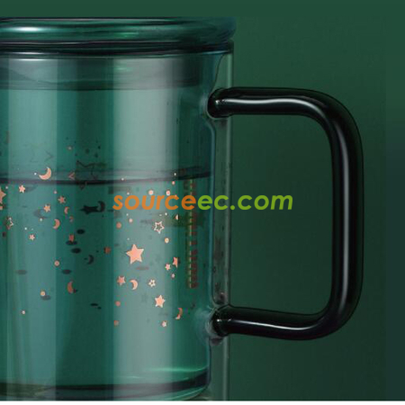 礼品订购星空玻璃杯广告