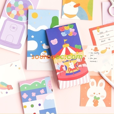 礼品订购可撕留言记事便签本广告