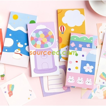 礼品订购可撕留言记事便签本广告