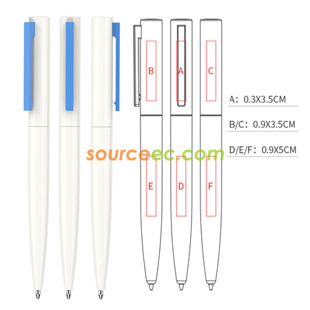 礼品订购塑料转动圆珠笔广告