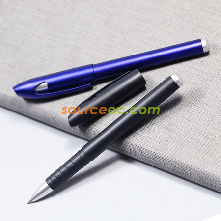 礼品订购Plastic Gel Pen with Cap广告