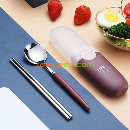 礼品订购不锈钢餐具广告