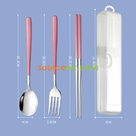 礼品订购不锈钢餐具广告