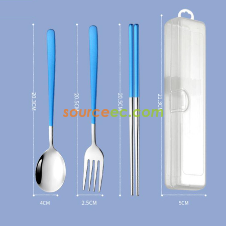 礼品订购不锈钢餐具广告