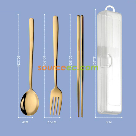 礼品订购不锈钢餐具广告