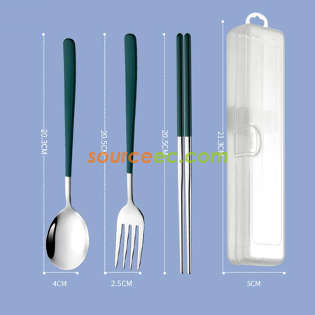 礼品订购不锈钢餐具广告