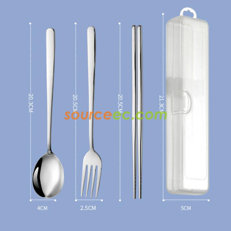 礼品订购不锈钢餐具广告
