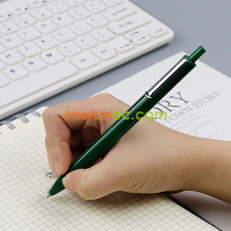 礼品订购纯色塑料中性笔广告