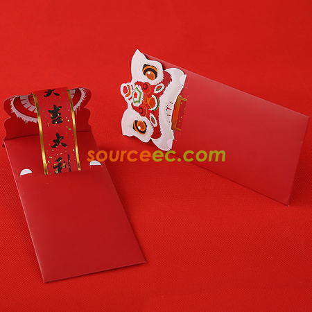 礼品订购狮子头利是封广告