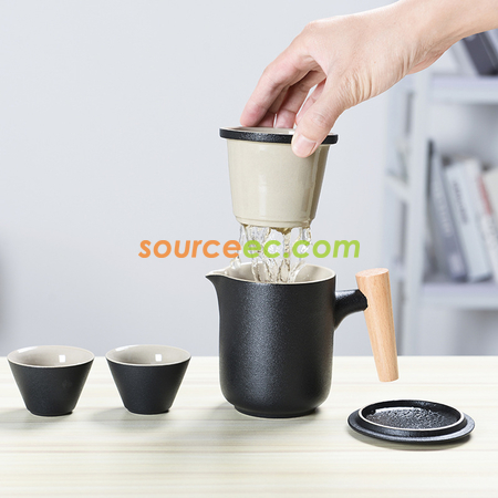 礼品订购便携旅行茶具套装广告