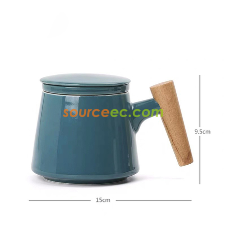 礼品订购陶瓷泡茶杯 广告