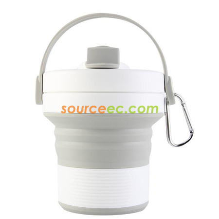 礼品订购450ML 折叠硅胶咖啡杯广告