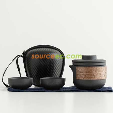 礼品订购便携旅行茶具套装广告