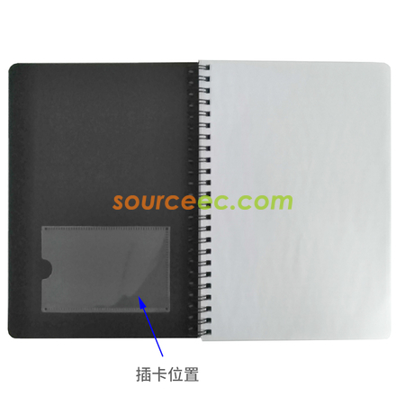 礼品订购PP线圈笔记簿广告