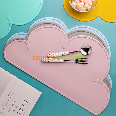 礼品订购儿童硅胶餐垫广告