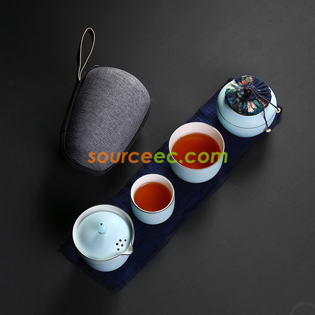 礼品订购茶具套装广告