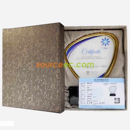 礼品订购创意金属玉石水晶奖座广告