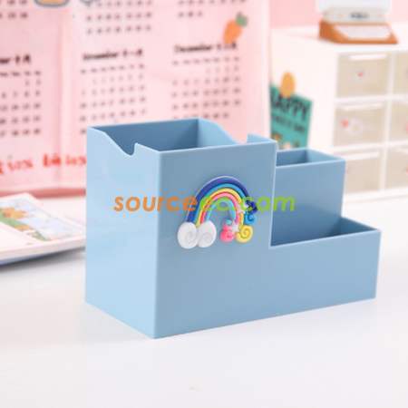 礼品订购可爱多功能笔筒广告