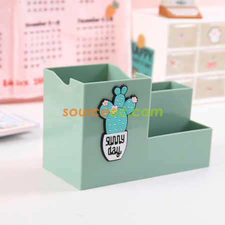 礼品订购可爱多功能笔筒广告