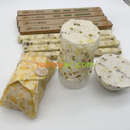 礼品订购环保蜂蜡保鲜布广告