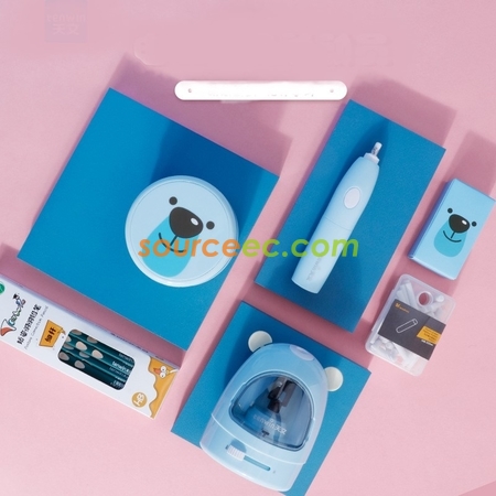 礼品订购电动卷笔刀套装广告