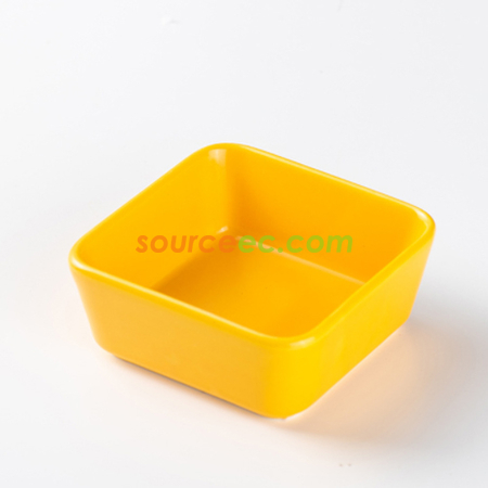 礼品订购方型零食小盘子广告