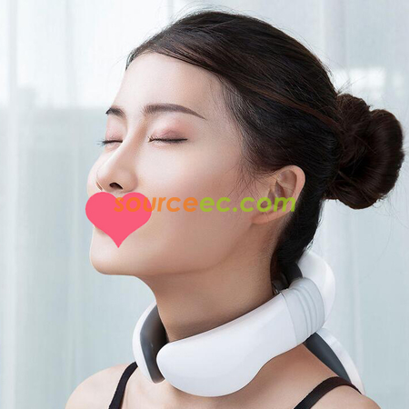 礼品订购颈部按摩器广告