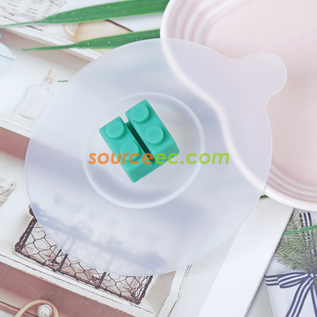 礼品订购创意积木硅胶茶杯水杯盖子广告