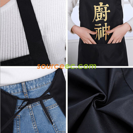 礼品订购可擦手围裙广告