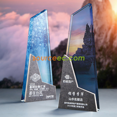 礼品订购水晶座广告