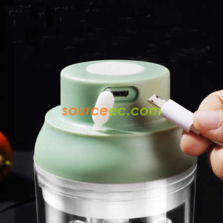 礼品订购USB迷你电动料理机广告