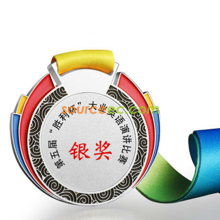 礼品订购点漆彩色奖牌广告