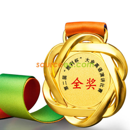 礼品订购点漆彩色奖牌广告