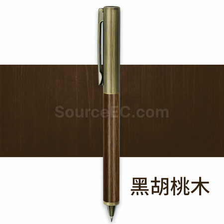 礼品订购实木黄铜广告笔广告