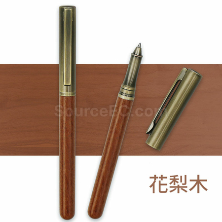 礼品订购实木黄铜广告笔广告