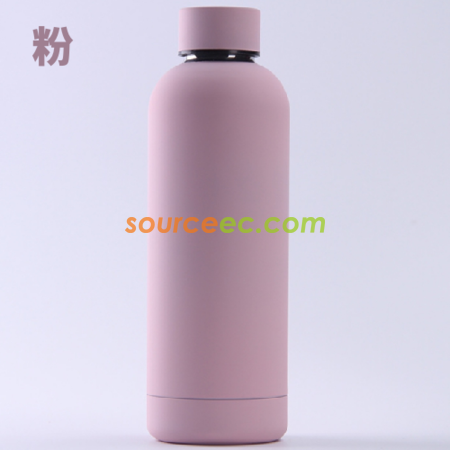 礼品订购极简约500ml保温瓶广告