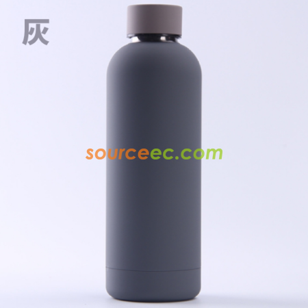 礼品订购极简约500ml保温瓶广告