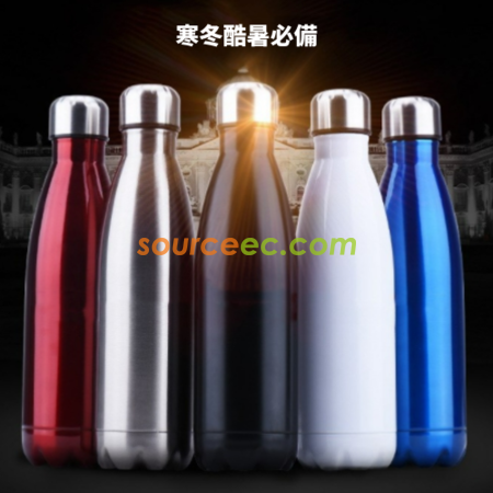 礼品订购可乐造型保温瓶广告