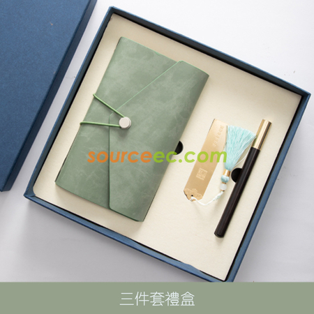 礼品订购笔记本套装 (笔记本+笔+书签)广告