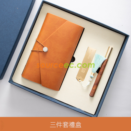 礼品订购笔记本套装 (笔记本+笔+书签)广告