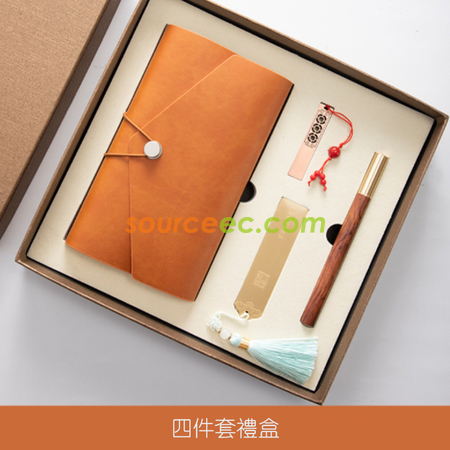 礼品订购笔记本套装 (笔记本+笔+书签 + U盘)广告